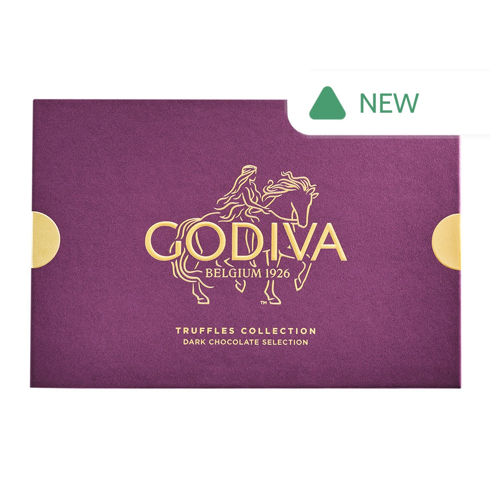 Wholesale Godiva Signature Truffles Collection Dark Chocolate Assortment 15 Piece 6.8 Oz Box- Bulk