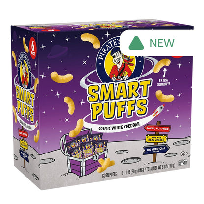 Wholesale Pirates Booty - Multipack Smart Puffs(6Ct) - 6Oz- Bulk
