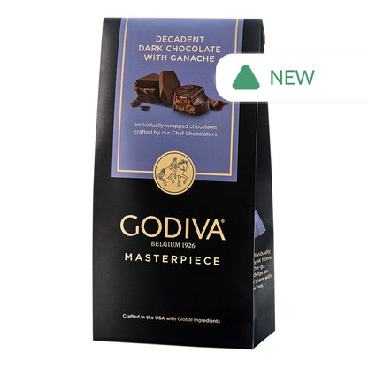 Wholesale Godiva Masterpiece Dark Chocolate With Ganache 4.1 Oz Bag- Bulk