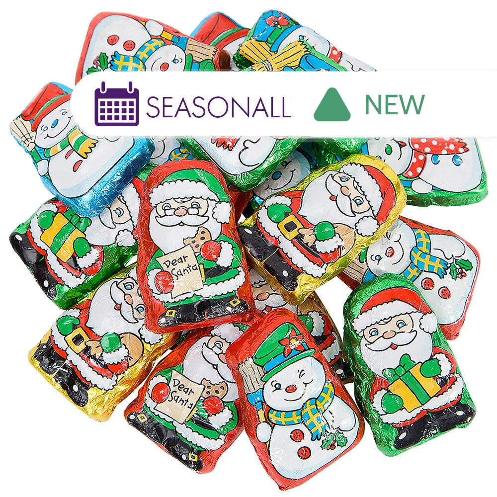 Wholesale Chocolatey Santa'S Helper Foils- Bulk