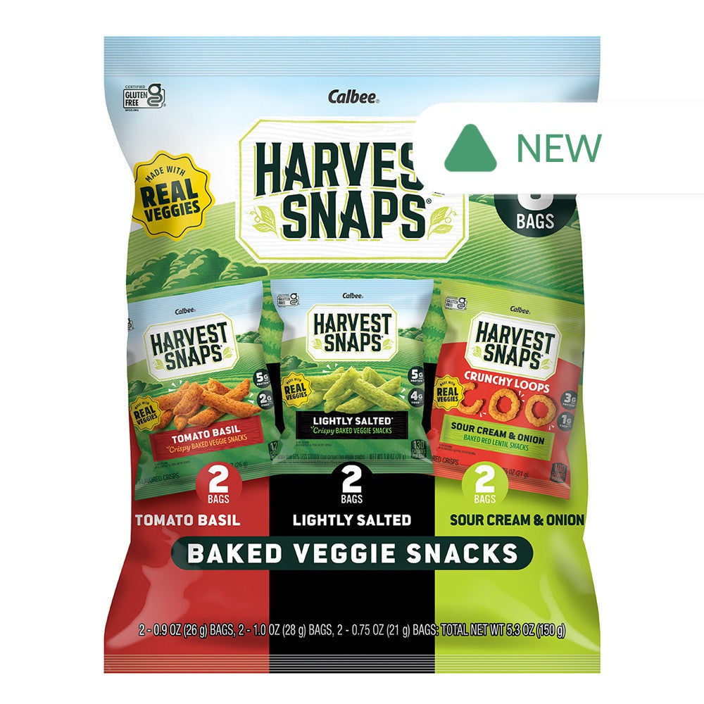 Wholesale Calbee - Harvest Snaps Variety Pk(6Ct) - 5.3Oz- Bulk