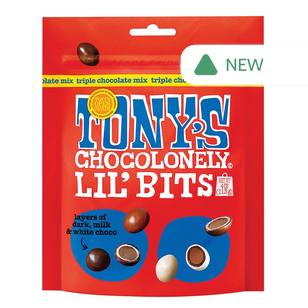 Wholesale Tony'S Chocolonely - Lil' Bits Triple Chocolate - 4Oz- Bulk