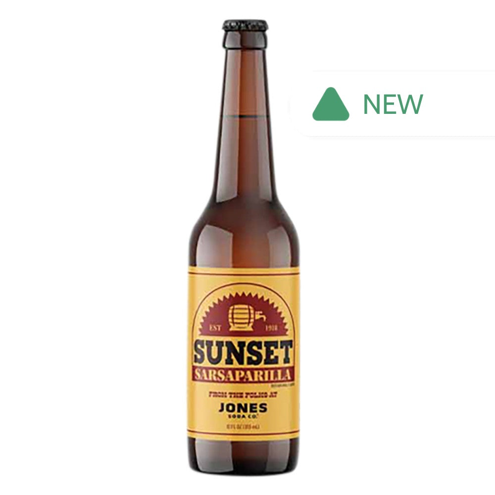 Wholesale Jones Nuka Sunset Sarsaparilla 12 Oz Bottle- Bulk
