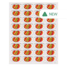 Wholesale Jelly Belly Logo Stickers 36 Count Sheet- Bulk