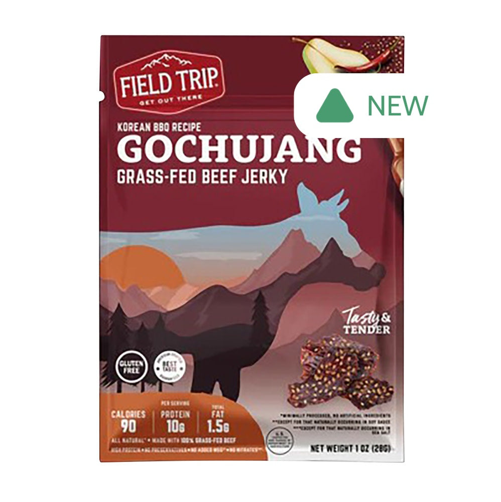 Wholesale Field Triple - Beef Jerky Barbecue Gochujang Korean - 1Oz- Bulk