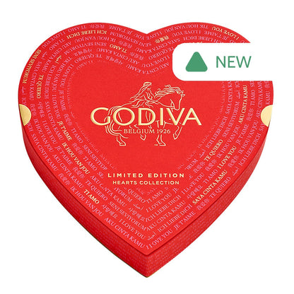 Wholesale Godiva Gold Collection 9 Piece Heart Box- Bulk