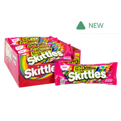 Wholesale Skittles Sour Wild Berry Share Size 3.3 Oz Bag- Bulk