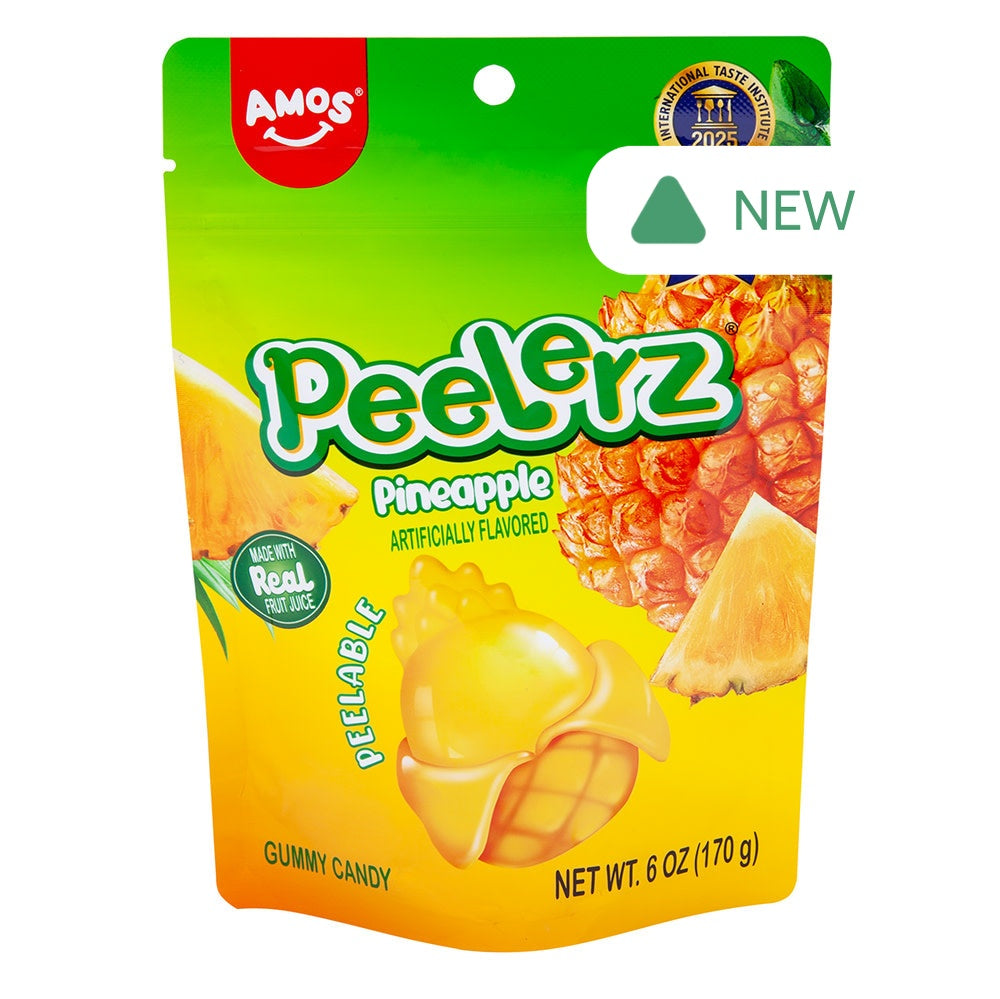 Wholesale Peelerz Gummy Pineapple 6 Oz Bag- Bulk