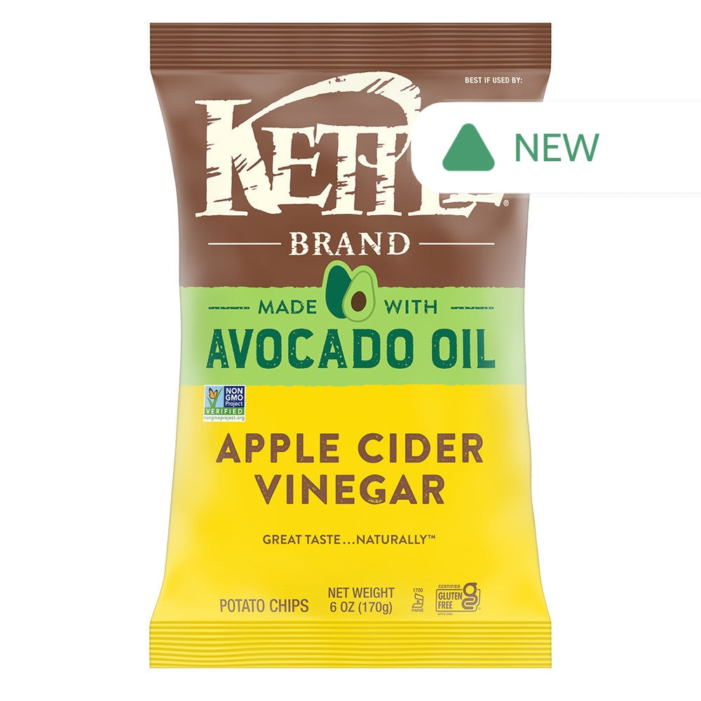 Wholesale Kettle Chips - Avo Apple Cider Vinegar - 6Oz- Bulk