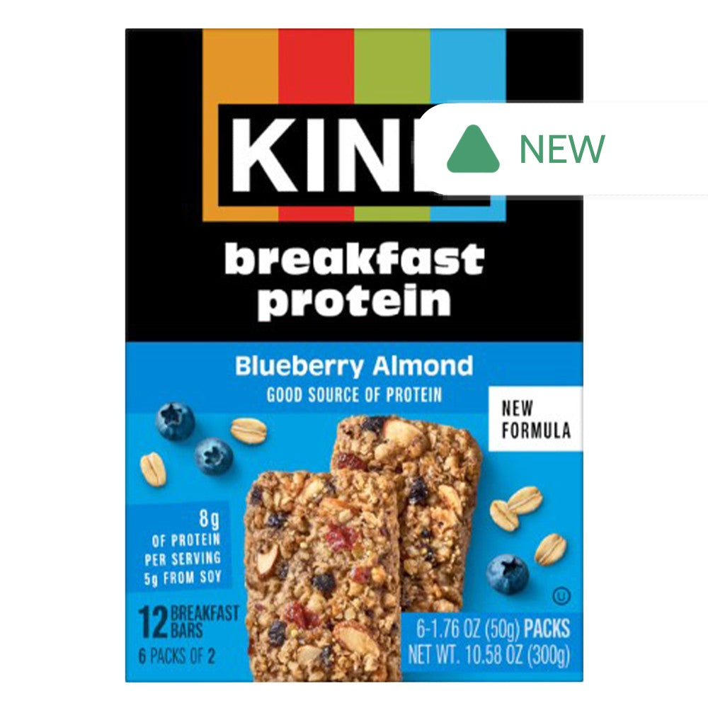 Wholesale Kind - Breakfast Bar - Protein Bluberry(6Ct) - 10.58Oz- Bulk