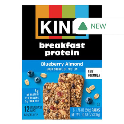 Wholesale Kind - Breakfast Bar - Protein Bluberry(6Ct) - 10.58Oz- Bulk