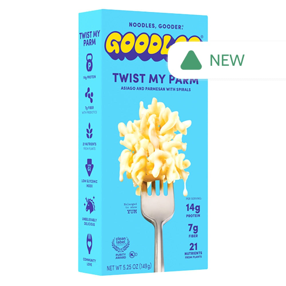 Wholesale Goodles - Mac & Cheese Box - Twist My Parmesan - 5.25Oz- Bulk