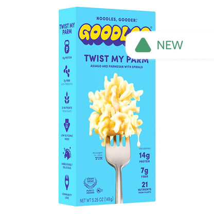 Wholesale Goodles - Mac & Cheese Box - Twist My Parmesan - 5.25Oz- Bulk