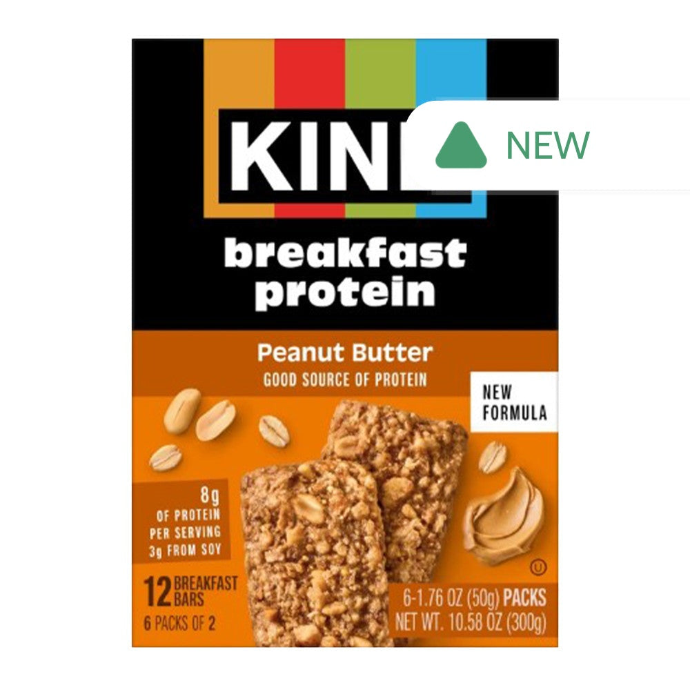 Wholesale Kind - Breakfast Bar - Protein Peanut Btr(6Ct) - 10.58Oz- Bulk