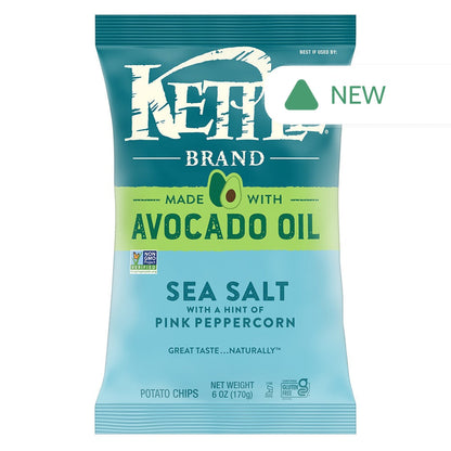 Wholesale Kettle Chips - Avo Sea Salt Pink Peppercorn - 6Oz- Bulk