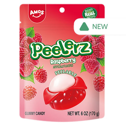 Wholesale Peelerz Gummy Raspberry 6 Oz Bag- Bulk