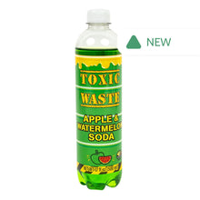 Wholesale Toxic Waste Apple & Watermelon Soda 17 Oz Bottle- Bulk
