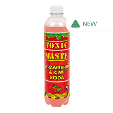 Wholesale Toxic Waste Strawberry & Kiwi Soda 17 Oz Bottle- Bulk