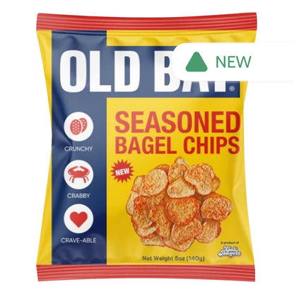 Wholesale Calibagels - Old Bay Season Bagel Chips - 5Oz- Bulk