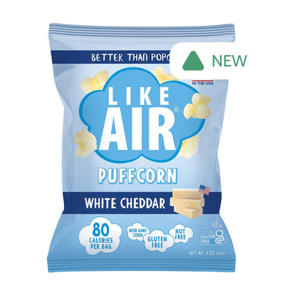 Wholesale Like Air - White Cheddar Puffcorn - 0.5Oz- Bulk