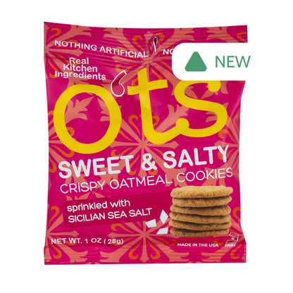 Wholesale O'Ts - Sweet & Salty Oatmeal Cookies - 1Oz - Pk24- Bulk