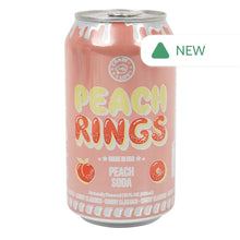 Wholesale Candy Lips Peach Rings Peach Soda 12 Oz Can- Bulk