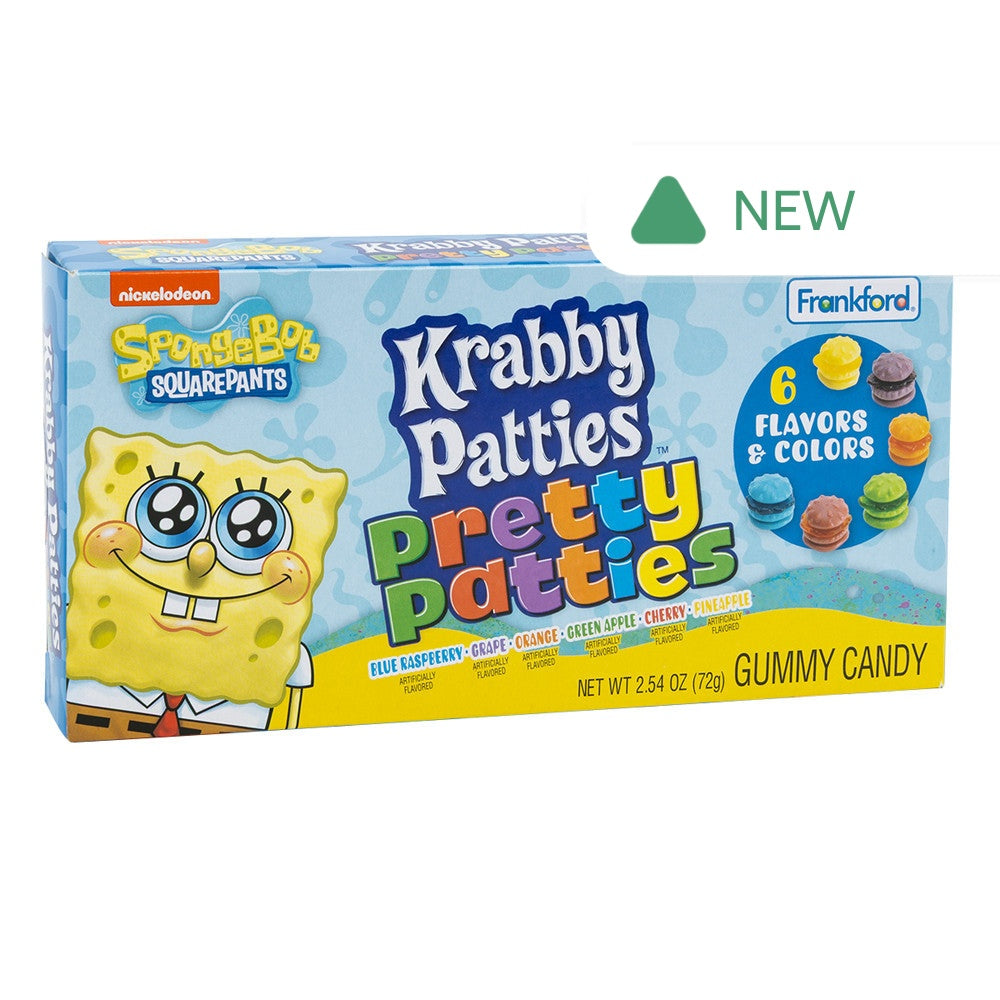 Wholesale Spongebob Squarepants Krabby Patties Pretty Patties 2.54 Oz Theater Box- Bulk