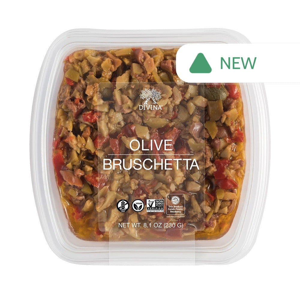 Wholesale Divina - Deli Cup - Olive Bruschetta - 8.1Oz- Bulk