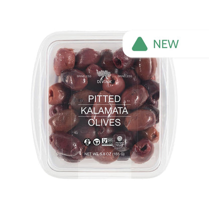 Wholesale Divina - Deli Cup - Pitted Kalamata Olives - 5.8Oz- Bulk