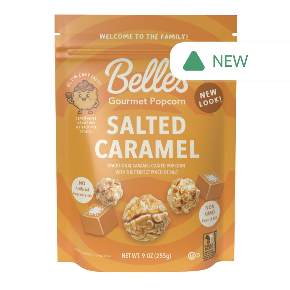 Wholesale Belle'S - Salted Caramel Popcorn - 9Oz- Bulk