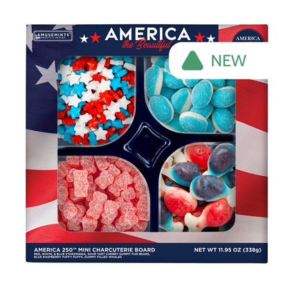 Wholesale MoMints America 250 Charcuterie Board 11.95 Oz Box- Bulk