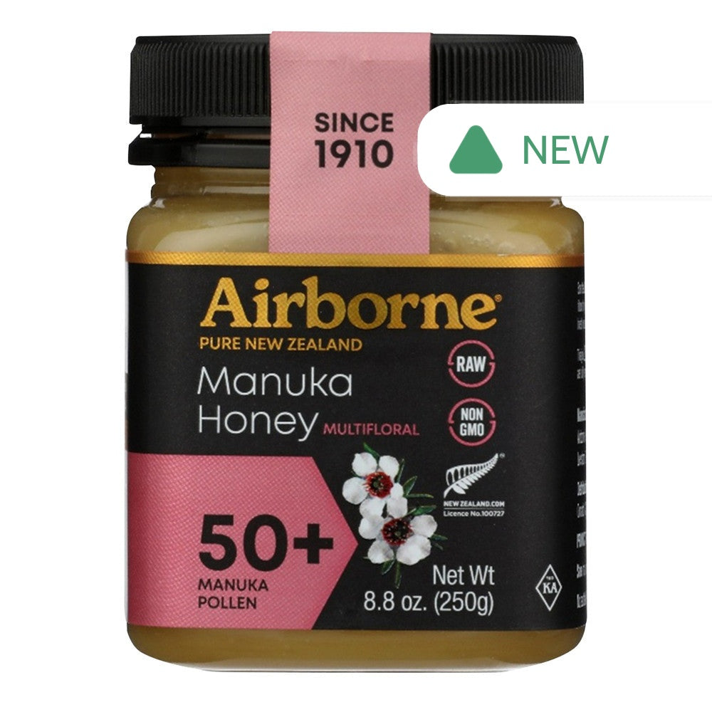 Wholesale Airborne - Manuka 50+ Multi Floral Honey - 8.8Oz- Bulk