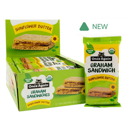 Wholesale Once Again - Org Sunflower Graham - 1.59Oz- Bulk