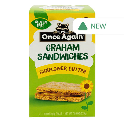 Wholesale Once Again - Org Sunflower Graham Sandwi - 7.95Oz- Bulk