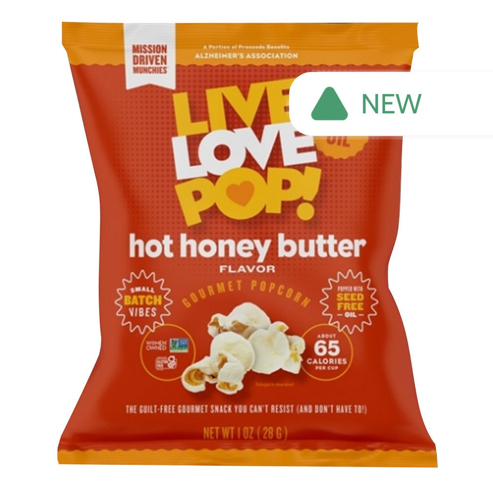 Wholesale Live Love Pop Hot Honey Butter Popcorn- Bulk