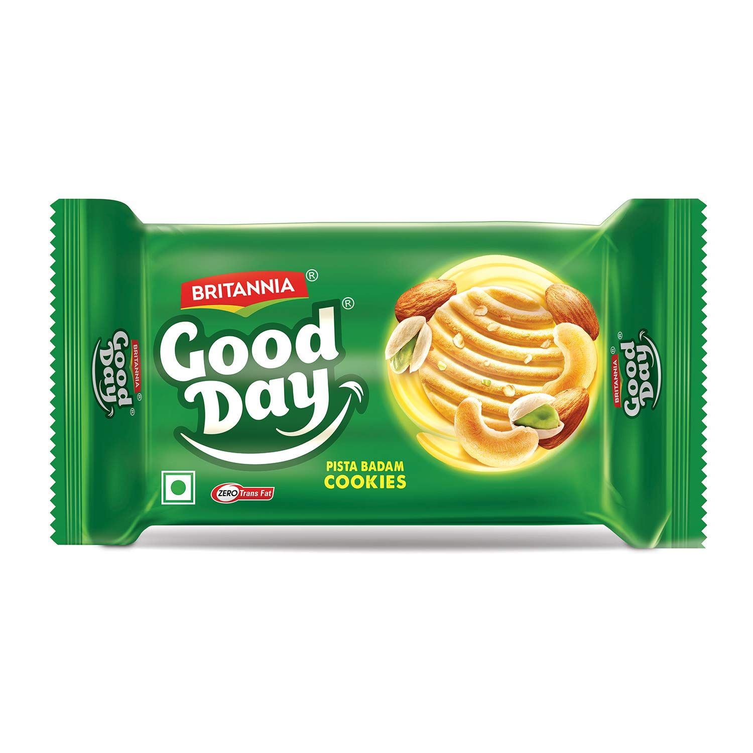Wholesale Britanni Good Day Pista Badam 2.6 Oz- Bulk