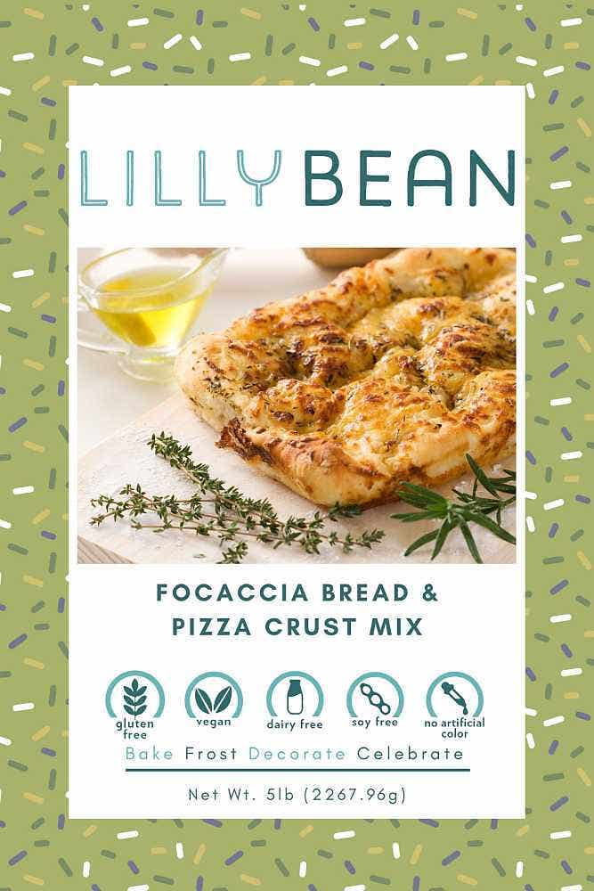 Wholesale LillyBean Focaccia Bread & Pizza Crust Mix 5 Lb- Bulk