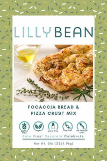Wholesale LillyBean Focaccia Bread & Pizza Crust Mix 5 Lb- Bulk