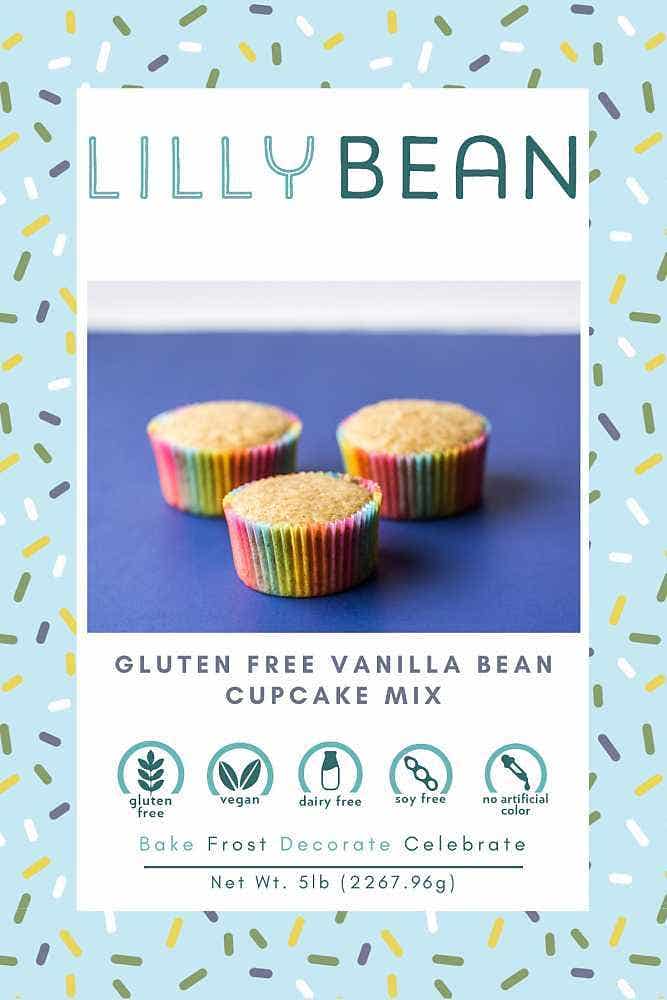 Wholesale LillyBean Vanilla Bean Cupcake Gluten Free 5 Lb- Bulk