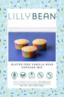Wholesale LillyBean Vanilla Bean Cupcake Gluten Free 5 Lb- Bulk