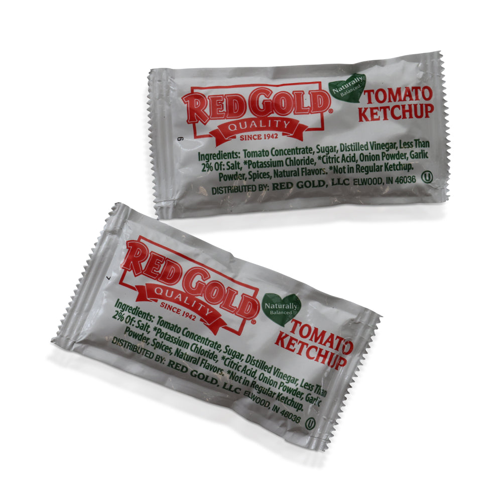 Wholesale Red Gold Case Low Sodium Ketchup Packets- Bulk