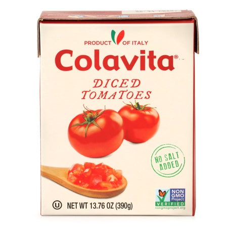 Wholesale Colavita Each Diced Tomatoes No Salt Added In Box- Bulk