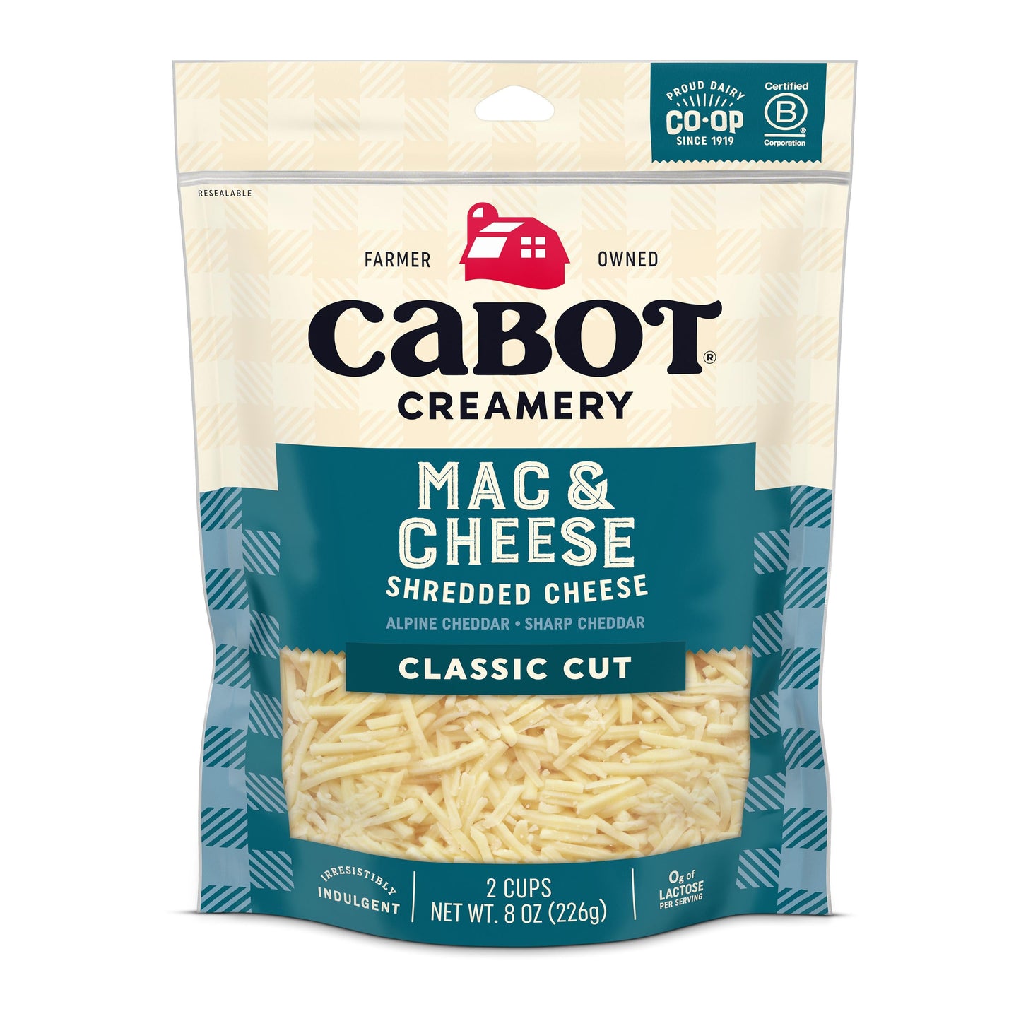 Wholesale Cabot Mac & Cheese Chedd Shreds- Bulk