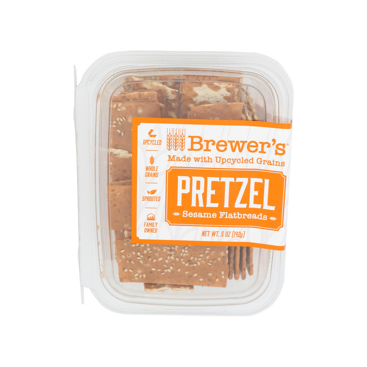 Wholesale Brewers Sesame Pretzel Flatbread- Bulk