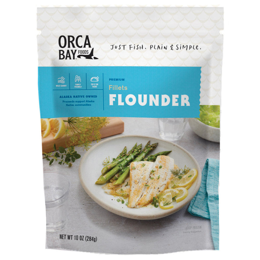 Wholesale Orca Bay Flounder Fillet With Skin Off | 10 oz- Bulk