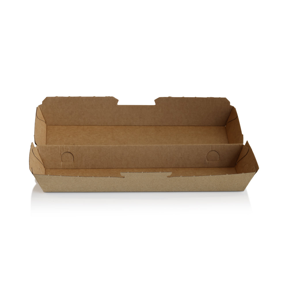 Wholesale Corrugated Case 12 Inch Hoagie Container Kraft- Bulk