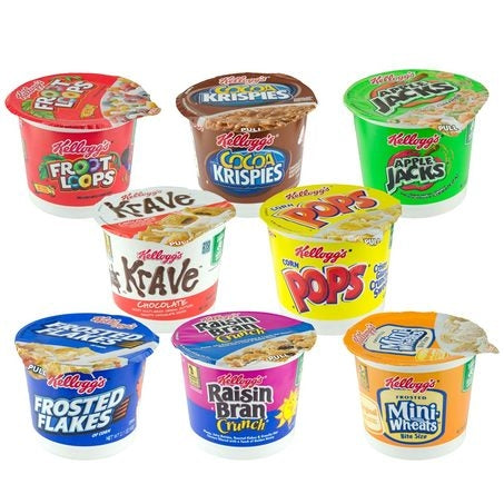 Wholesale Kellogg'S Case * Assorted Favorites Cereal Cups- Bulk