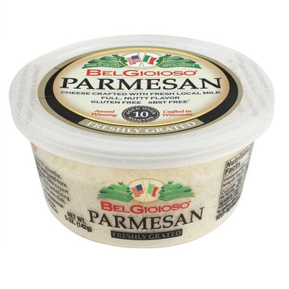 Wholesale Belgioioso Case Grated Parmesan Cheese Cups- Bulk