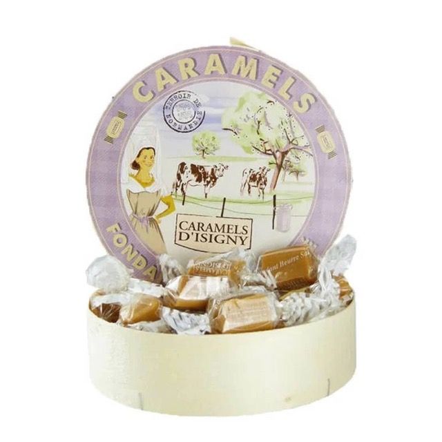 Wholesale Caramel Isigny Sltd Butter Wood Bx- Bulk