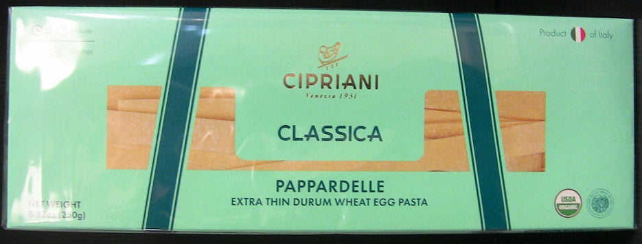 Wholesale Cipriani Pappardelle Orgnc Egg Past- Bulk